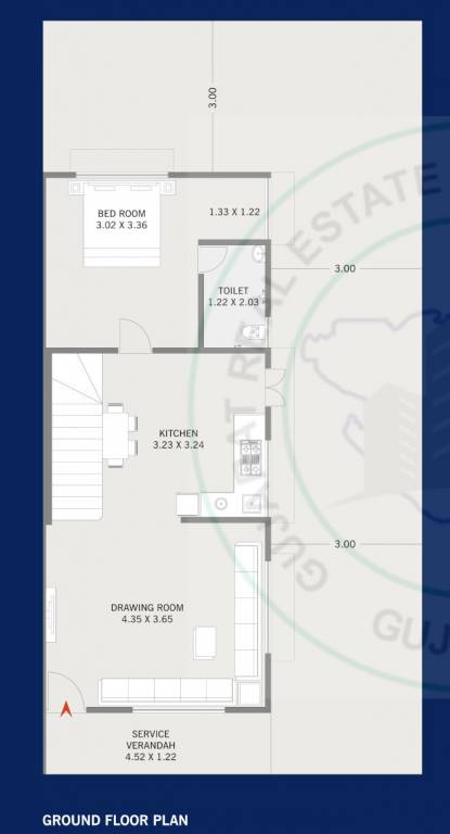  gajanan bunglows Floor Plan Ground Floor Plan