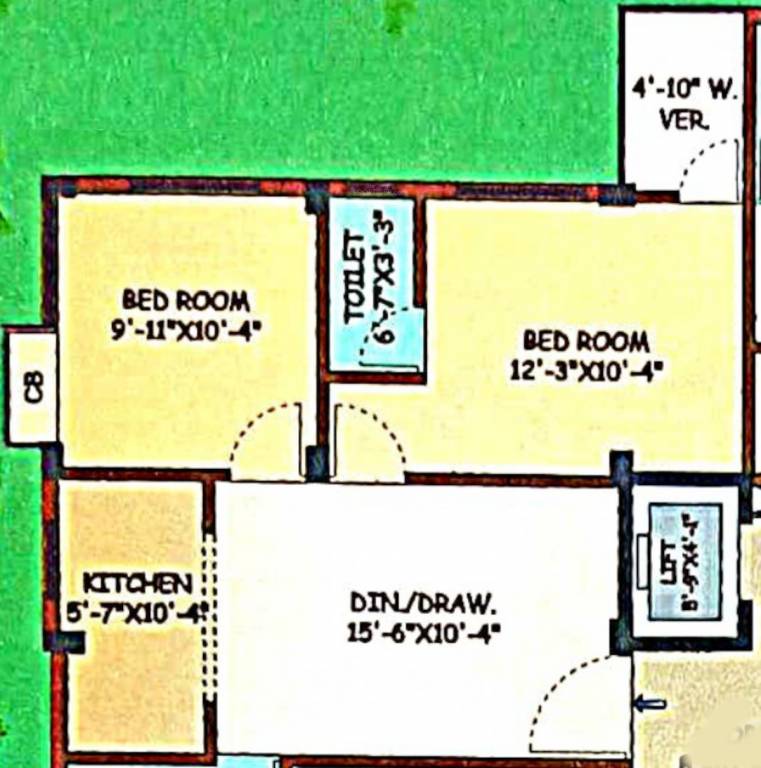  greens shasthi Floor Plan Floor Plan
