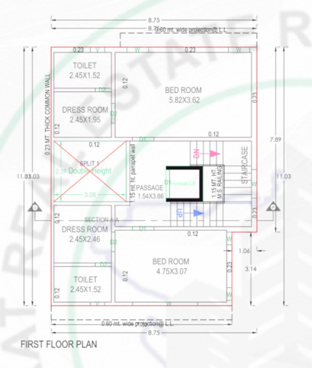  the garden Floor Plan First Floor Plan