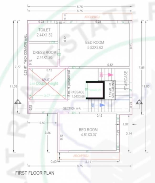  the garden Floor Plan First Floor Plan
