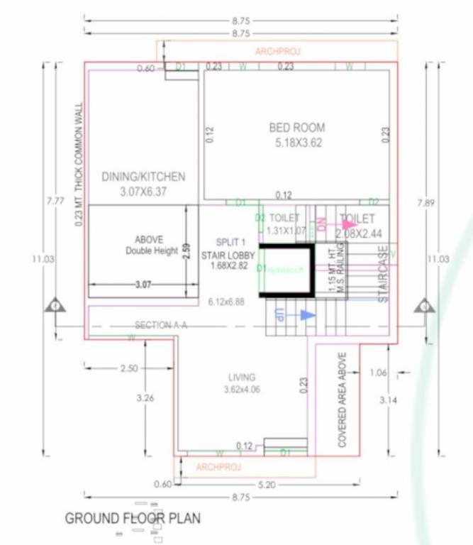 the garden Floor Plan Ground Floor Plan