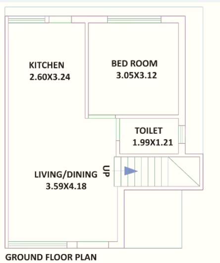  kesar 9 Floor Plan Ground Floor Plan