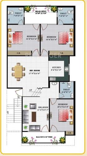 Apex Royal Castle (3BHK+3T (1,875 sq ft) 1875 sq ft)