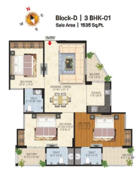  vardhmans kings court Floor Plan Floor Plan