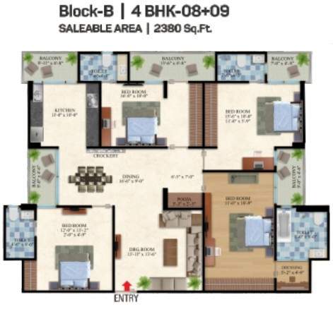  vardhmans kings court Floor Plan Floor Plan
