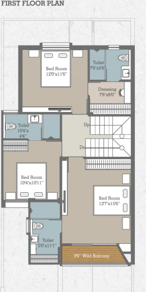  bungalows Floor Plan First Floor Plan