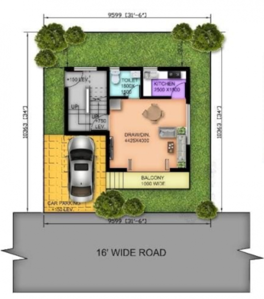  green-view Floor Plan Ground Floor Plan