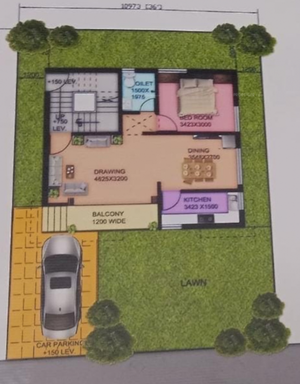  green view Floor Plan Ground Floor Plan