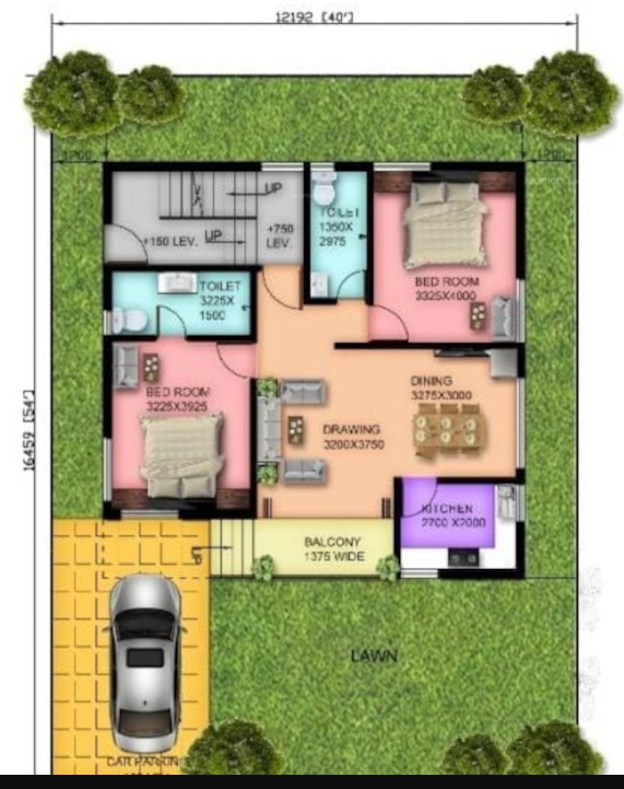  green view Floor Plan Ground Floor Plan