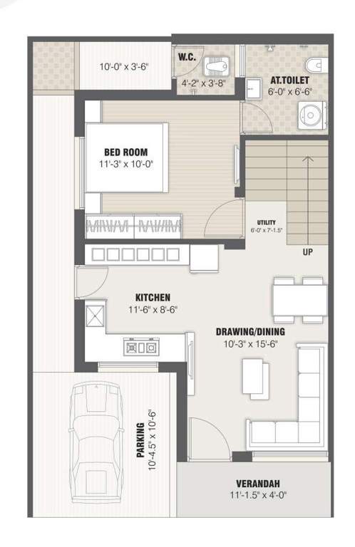  aaradhyam Floor Plan Ground Floor Plan