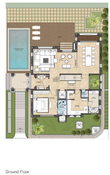  valencia county east Floor Plan Ground Floor Plan