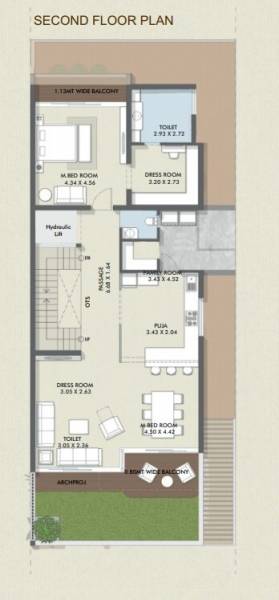 Second Floor Plan aranya-palasha Floor Plan Second Floor Plan