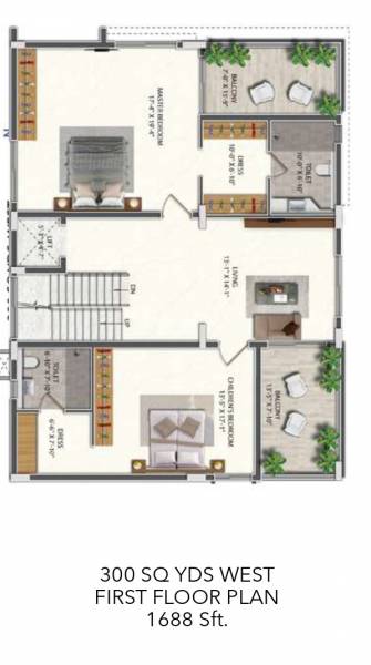  praneeth-pranav-venetia Floor Plan First Floor Plan
