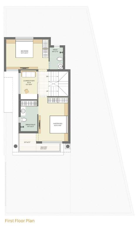  bunglows Floor Plan First Floor Plan