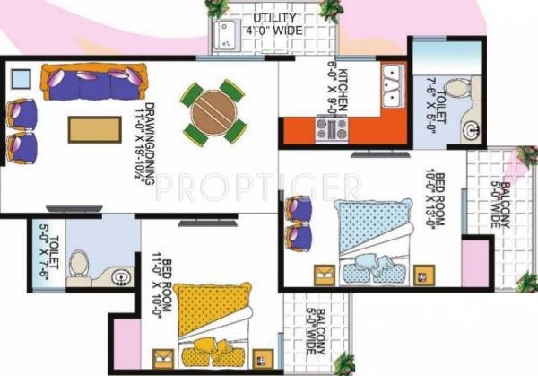 Super OXY Homez (2BHK+2T (1,125 sq ft) 1125 sq ft) Super OXY Homez (2BHK+2T (1,125 sq ft) 1125 sq ft)
