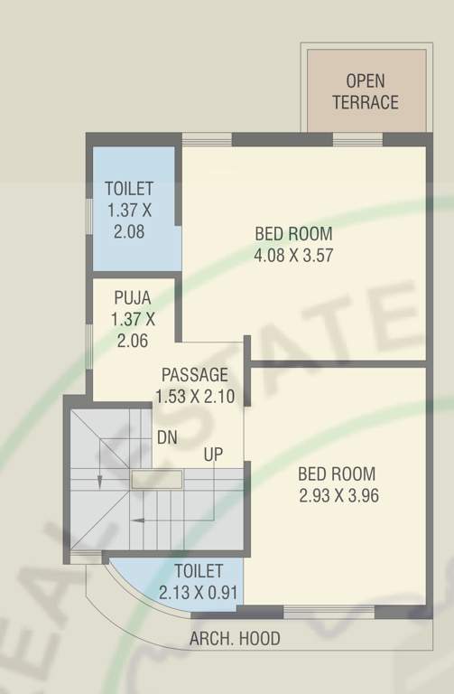  shantam luxuria Floor Plan First Floor Plan