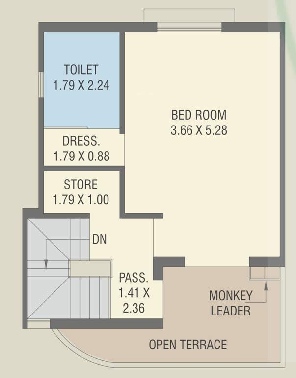  shantam luxuria Floor Plan Second Floor Plan