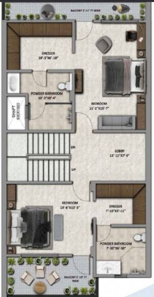  tulip-villas Floor Plan First Floor Plan