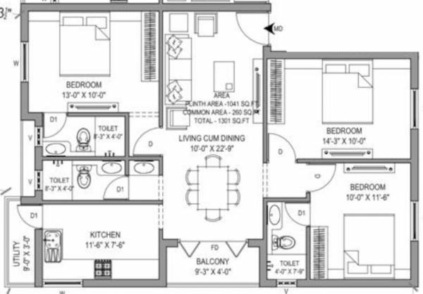  breeze-flats Floor Plan Floor Plan