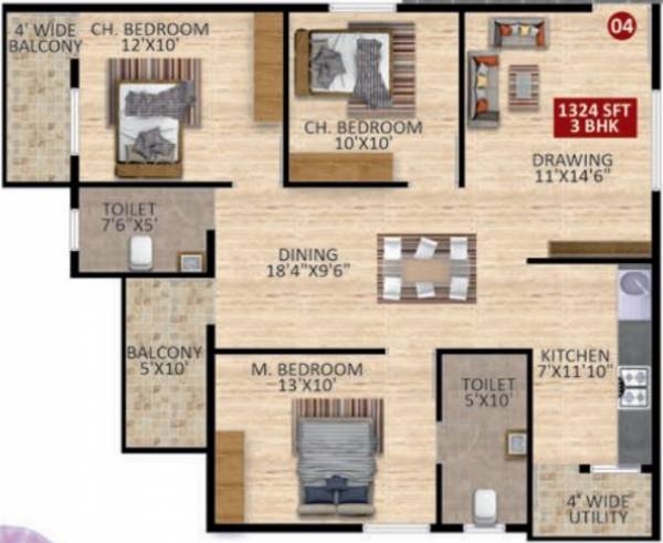  cattleya-orchids Floor Plan Floor Plan