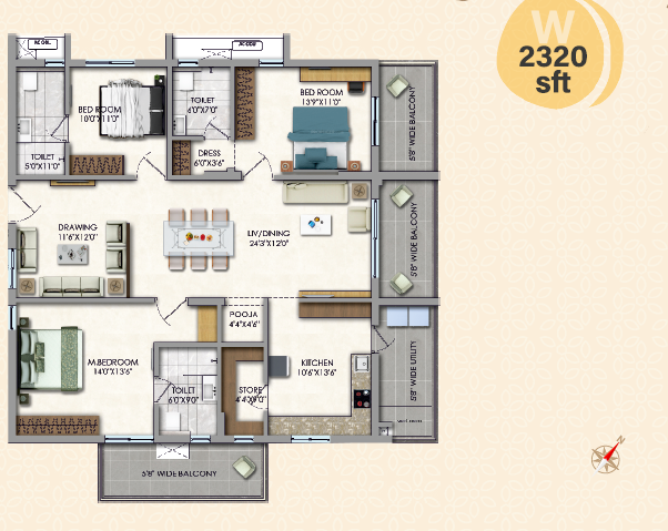  fairmount sri ram garden 2 Floor Plan Floor Plan
