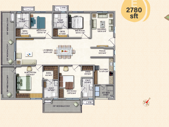 Floor Plan fairmount sri ram garden 2 Floor Plan Floor Plan