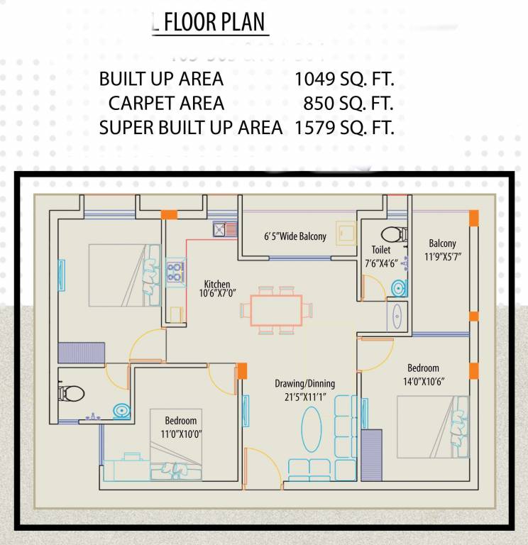 blu sapphire Floor Plan Floor Plan