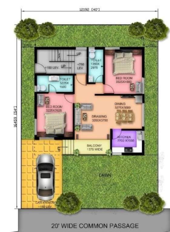  anand villa Floor Plan Ground Floor Plan