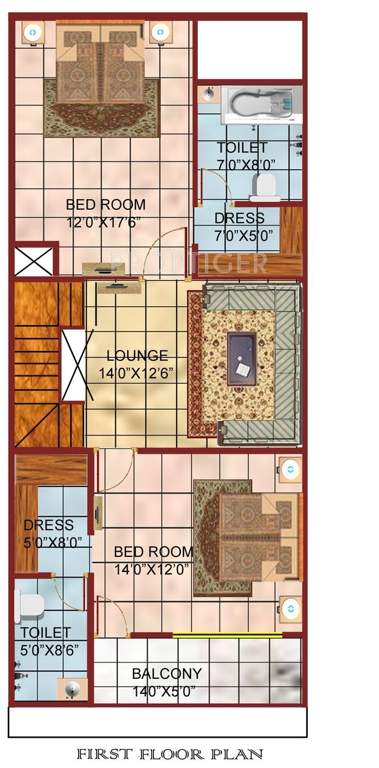 Aman Aman Bungalows (4BHK+4T (2,089 sq ft) 2089 sq ft)