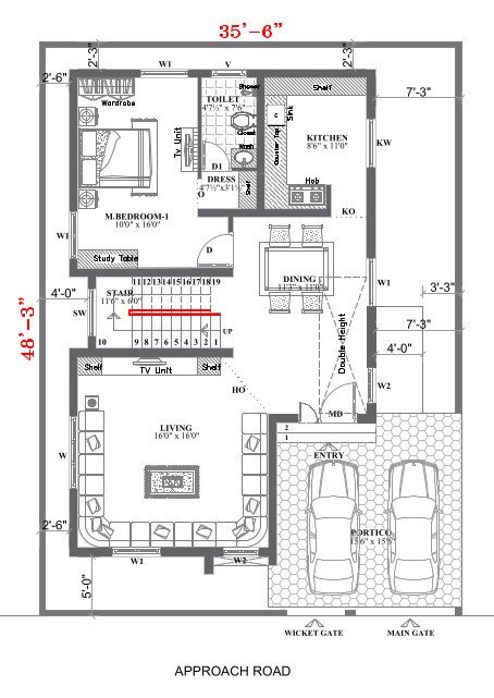  royal meadows Floor Plan Ground Floor Plan