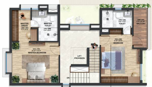  signature-one Floor Plan Second Floor Plan