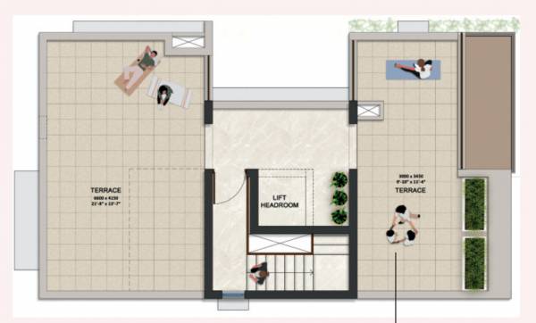  signature-one Floor Plan Terrace Floor Plan