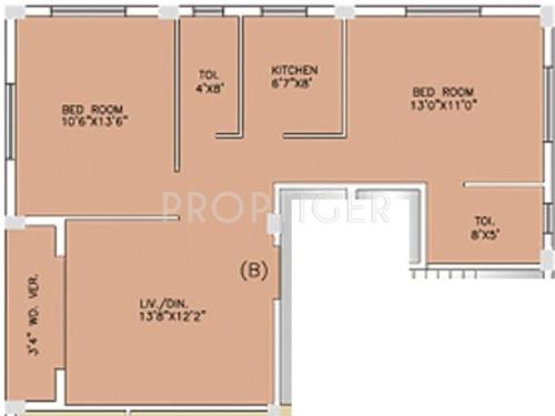 Gajraj Gajraj Orchid (2BHK+2T (970 sq ft) 970 sq ft) Gajraj Gajraj Orchid (2BHK+2T (970 sq ft) 970 sq ft)