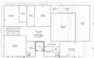  waves Floor Plan Upper Level Penthouse Plan