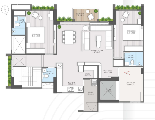  adleap Floor Plan Lower Level Duplex Plan