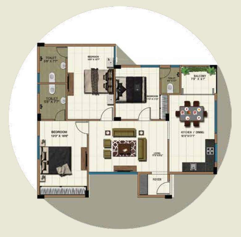  sri kamatchi apartments Floor Plan Floor Plan