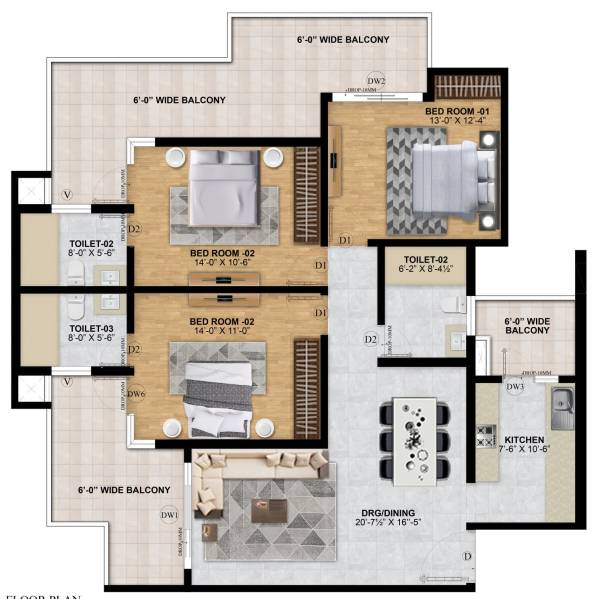  the-grand-sky Floor Plan Floor Plan