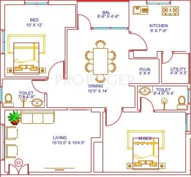 Amulya Residential Apartment (2BHK+2T (1,120 sq ft) 1120 sq ft) Amulya Residential Apartment (2BHK+2T (1,120 sq ft) 1120 sq ft)