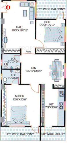 Satya Rajya Lakshmi Residency (2BHK+2T (1,100 sq ft) 1100 sq ft)