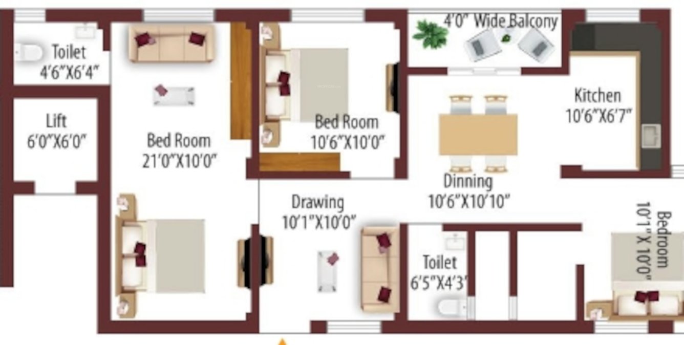 saanvi enclave Floor Plan Floor Plan