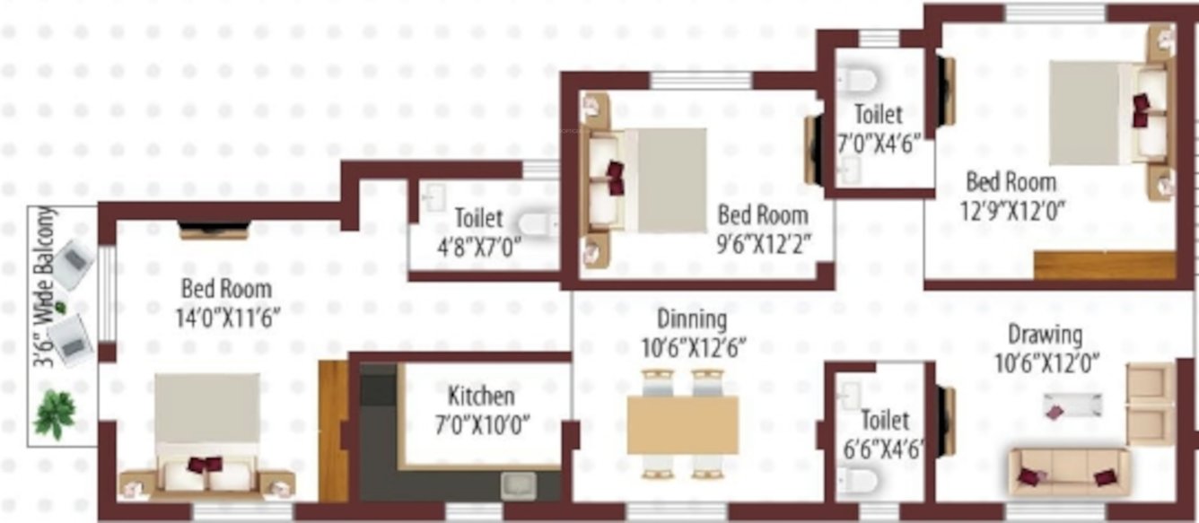saanvi enclave Floor Plan Floor Plan