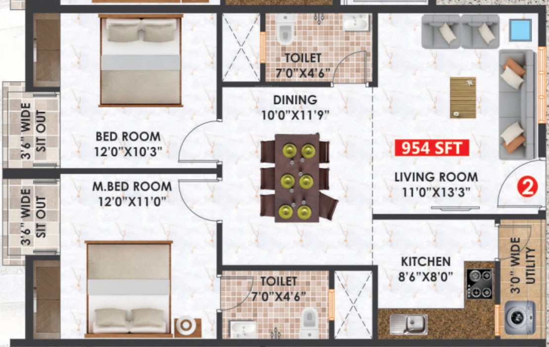  sai serenity Floor Plan Floor Plan