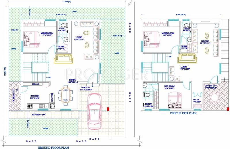 Praneeth Pranav Homes (3BHK+3T (2,274 sq ft)   Pooja Room 2274 sq ft)