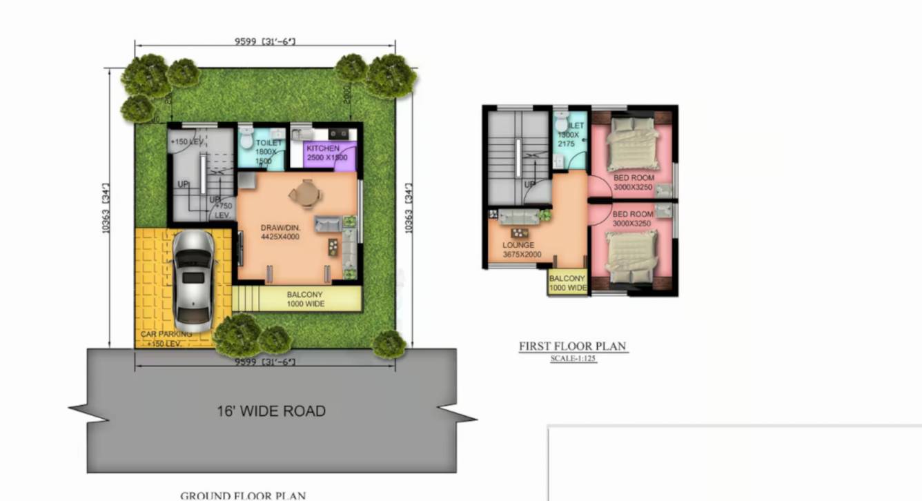  green city bunglow Floor Plan Floor Plan