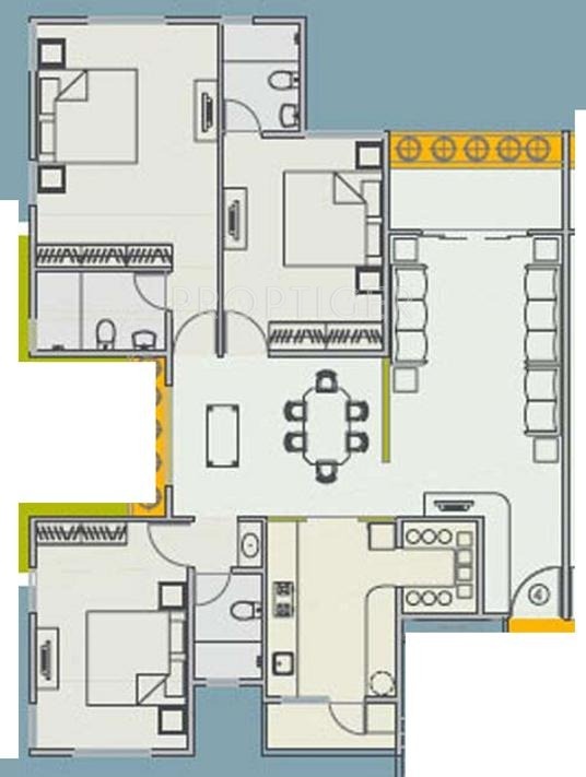 Safal Parisar II (3BHK+3T (1,620 sq ft) 1620 sq ft) Safal Parisar II (3BHK+3T (1,620 sq ft) 1620 sq ft)