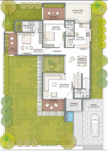  the-lake-side Floor Plan Ground Floor Plan