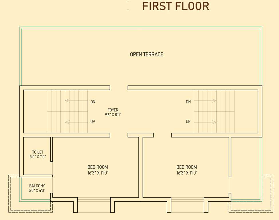  madhav upvan 1 Floor Plan First Floor Plan