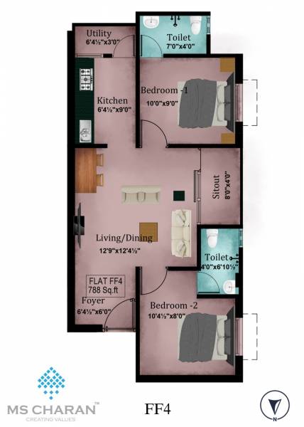  charan-blossom Floor Plan Floor Plan