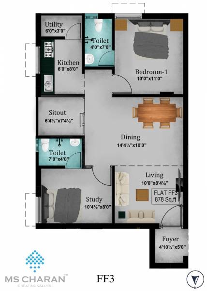  charan-blossom Floor Plan Floor Plan