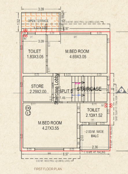  shridhar-villa Floor Plan First Floor Plan